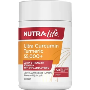 (PRE ORDER) Nutra-Life Ultra Curcumin Turmeric 55000+ 50 Tablets shelf life 2yrs